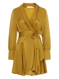 ZIMMERMANN wrap ruffled midi dress - Yellow
