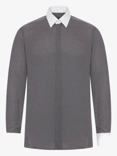 TOM FORD diamond-pattern cotton shirt