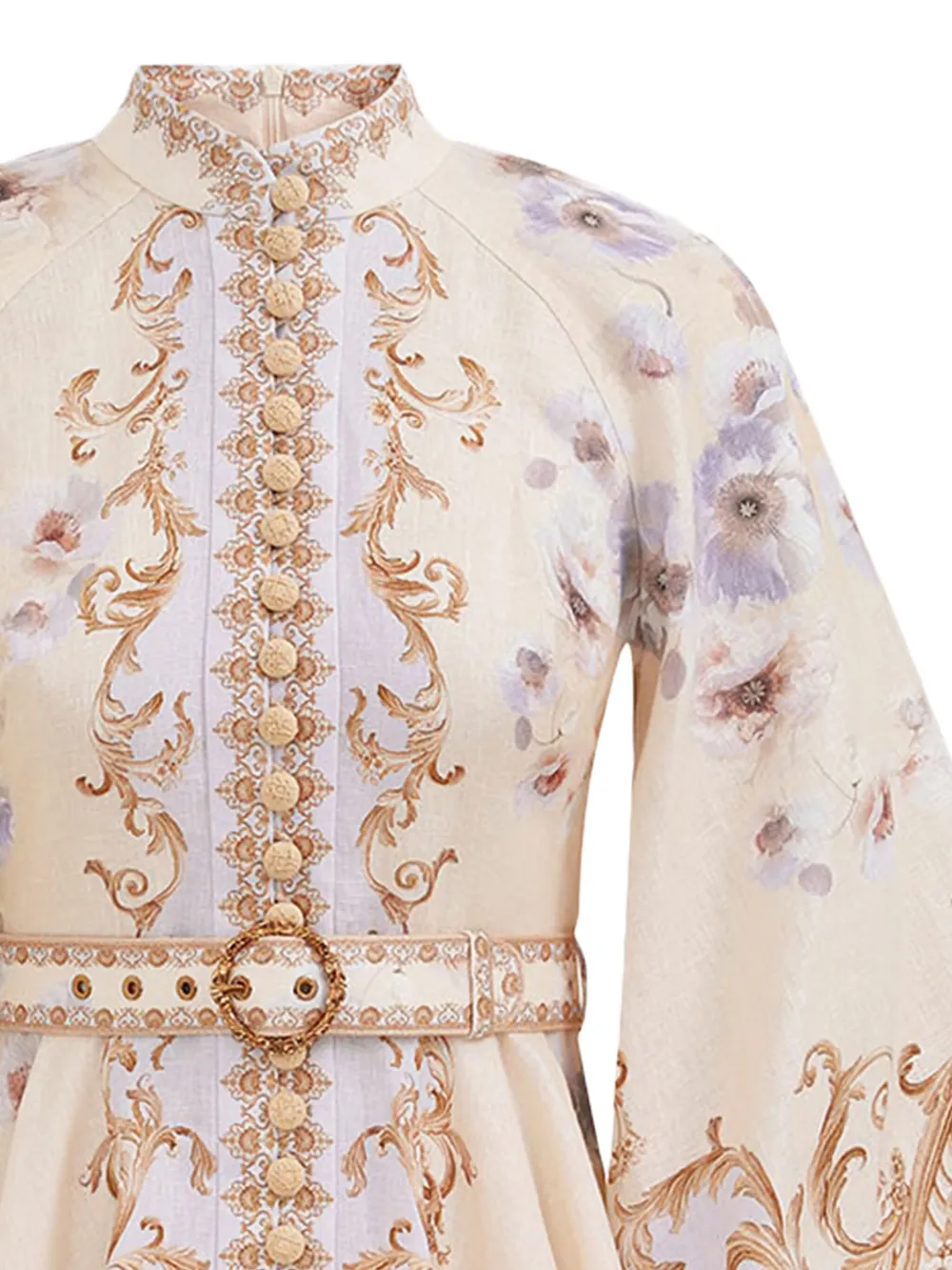 ZIMMERMANN Hypnotic floral-print puff-sleeve mini dress | Day Dresses | Image 2