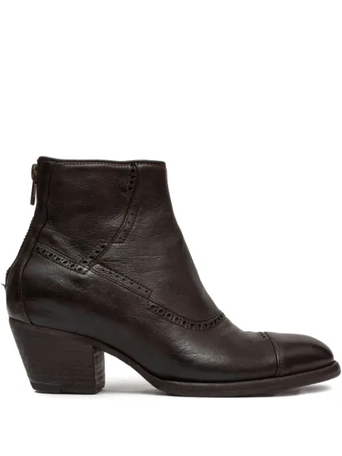 PAUL SILENCE zip-detail cap-toe boots