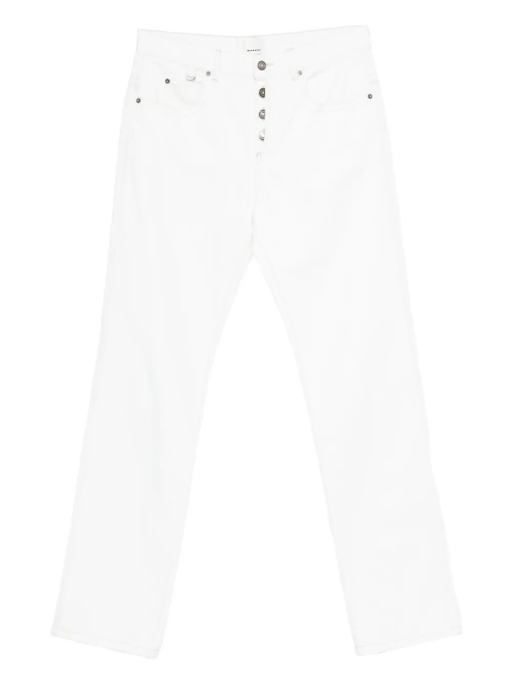 MARANT button-fly jeans | White | Image 1