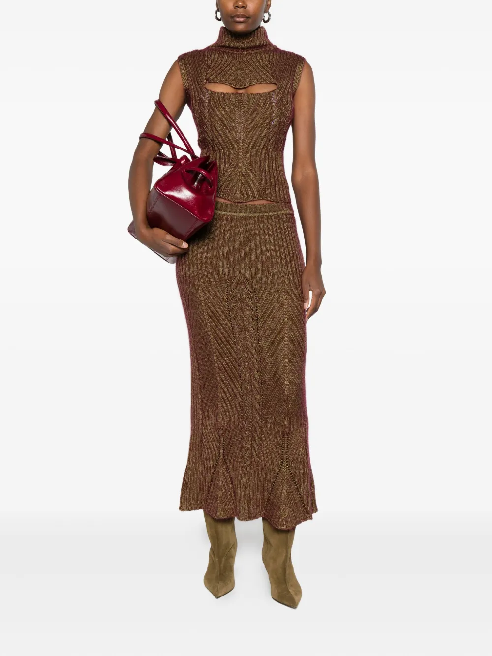 Vivienne Westwood Mary Corset high-neck cut-out top | Vests & Tank Tops | Image 2