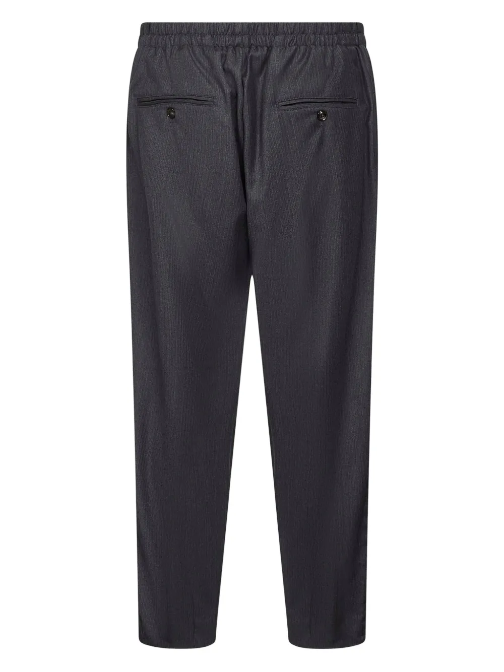 Giorgio Armani pleated-front elasticated-waist trousers - Grijs