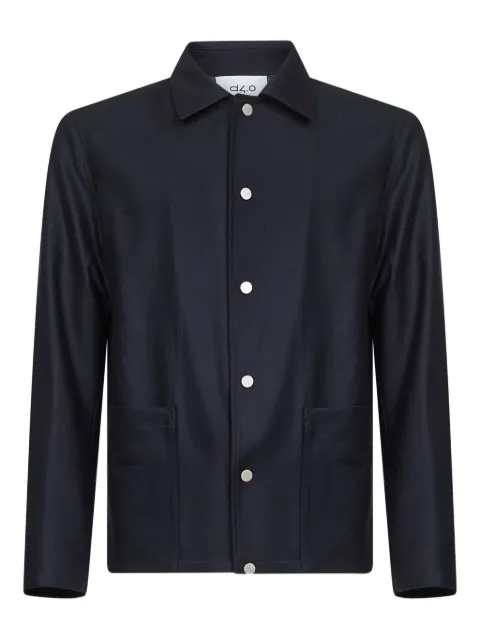 D4.0 snap-button wool jacket