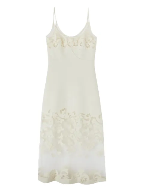 Ermanno Scervino floral-lace midi dress