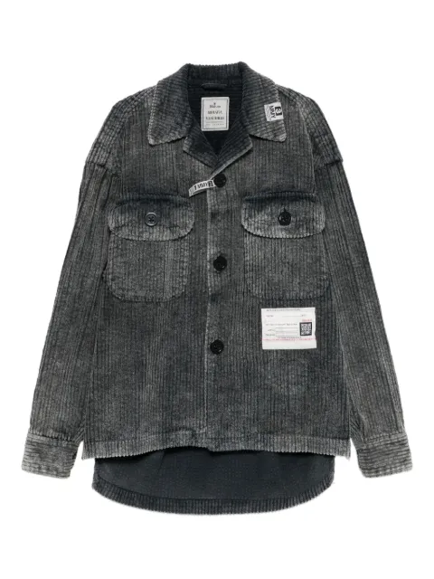 Maison MIHARA YASUHIRO corduroy button shirt