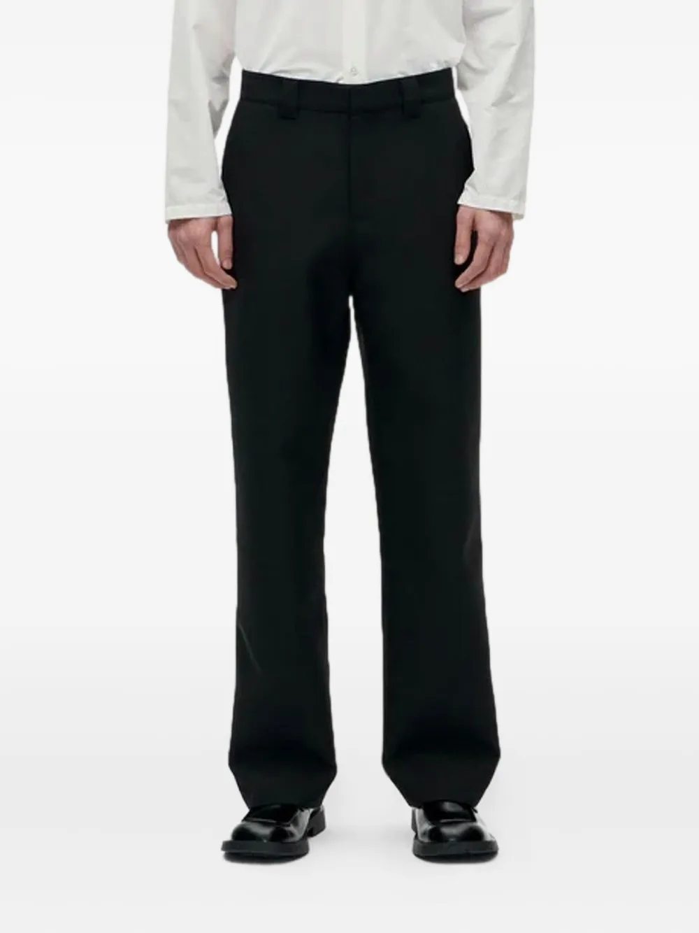 Berner Kühl straight-leg wool trousers - ブラック Berner Kühl straight-leg wool trousers - ブラック