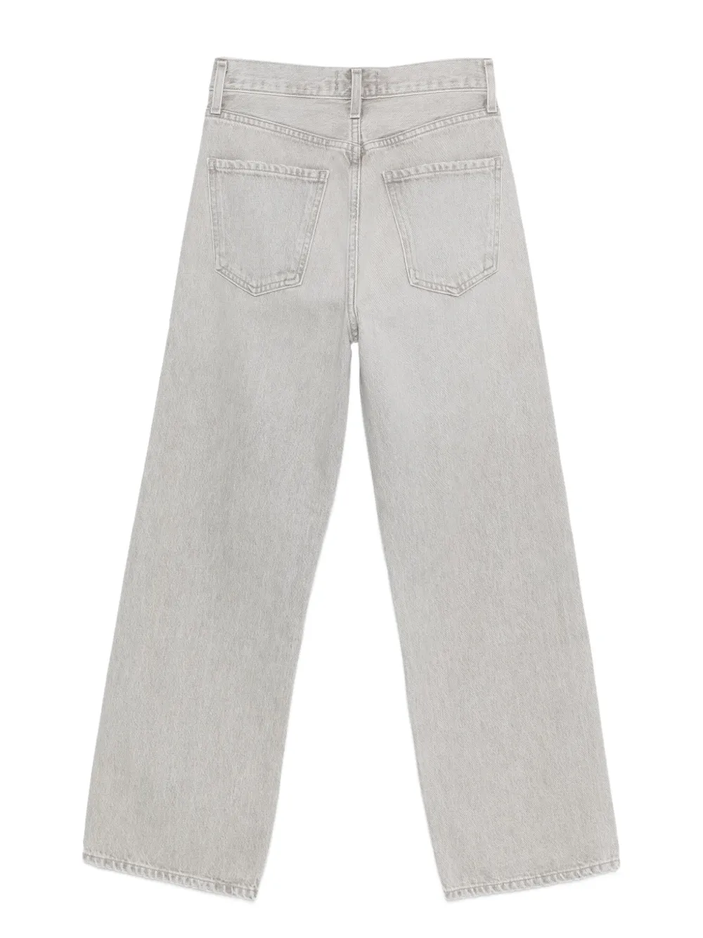 AGOLDE Straight jeans met vijf zakken - Grijs