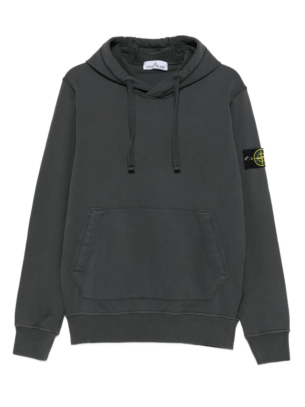 Stone Island ロゴ パーカー - グレー Stone Island ロゴ パーカー - グレー