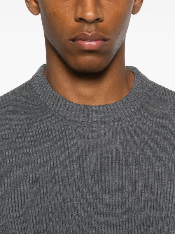 Stone Island リブニット セーター | グレー | FARFETCH JP