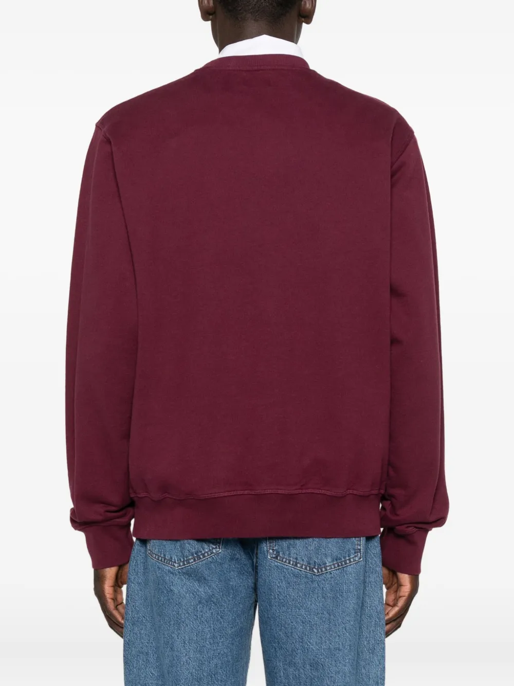 Arte Antwerp Embroidered-eye Sweatshirt In Brown