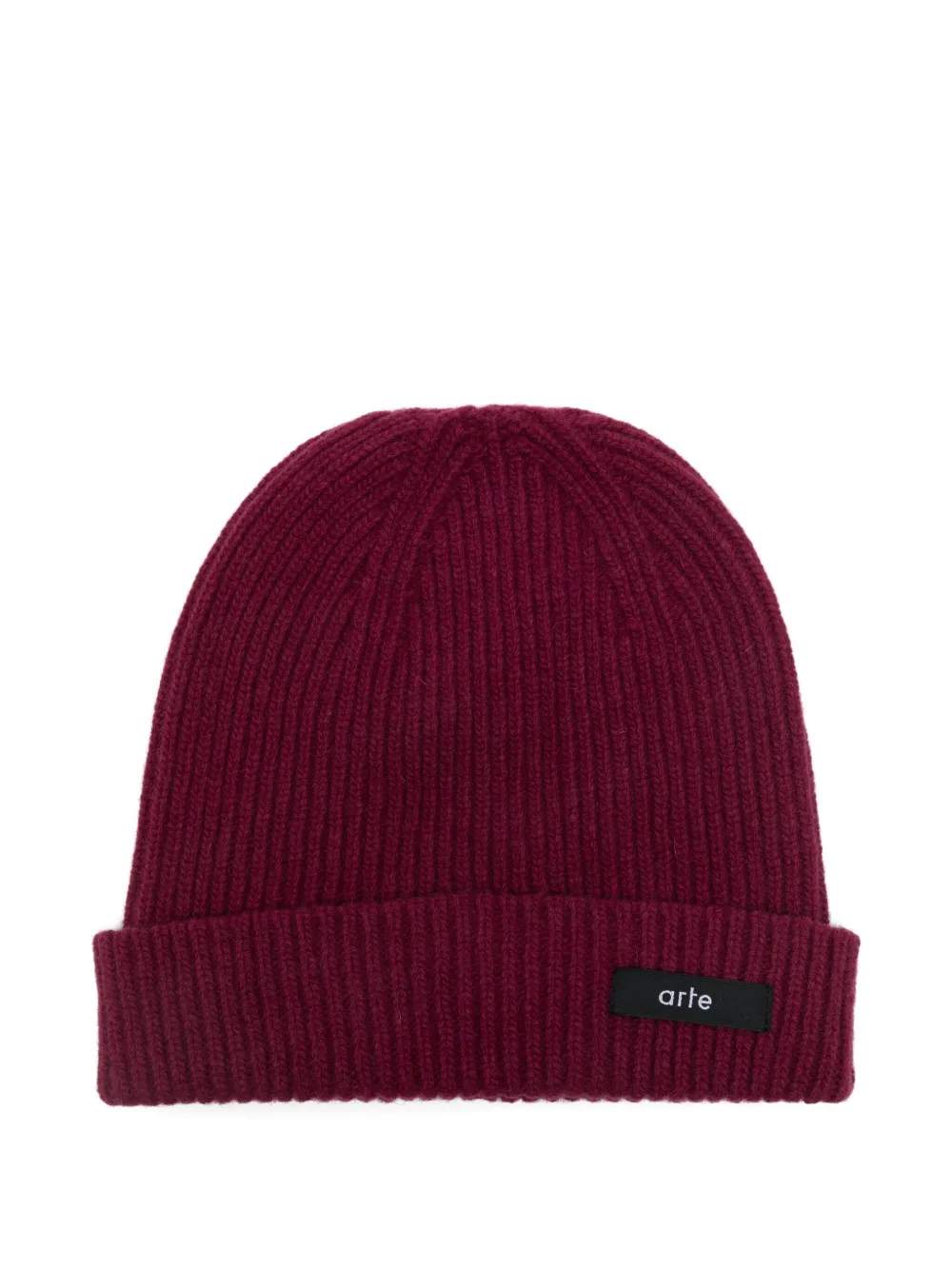 Arte Antwerp ribbed-knit beanie hat | Red | Image 1