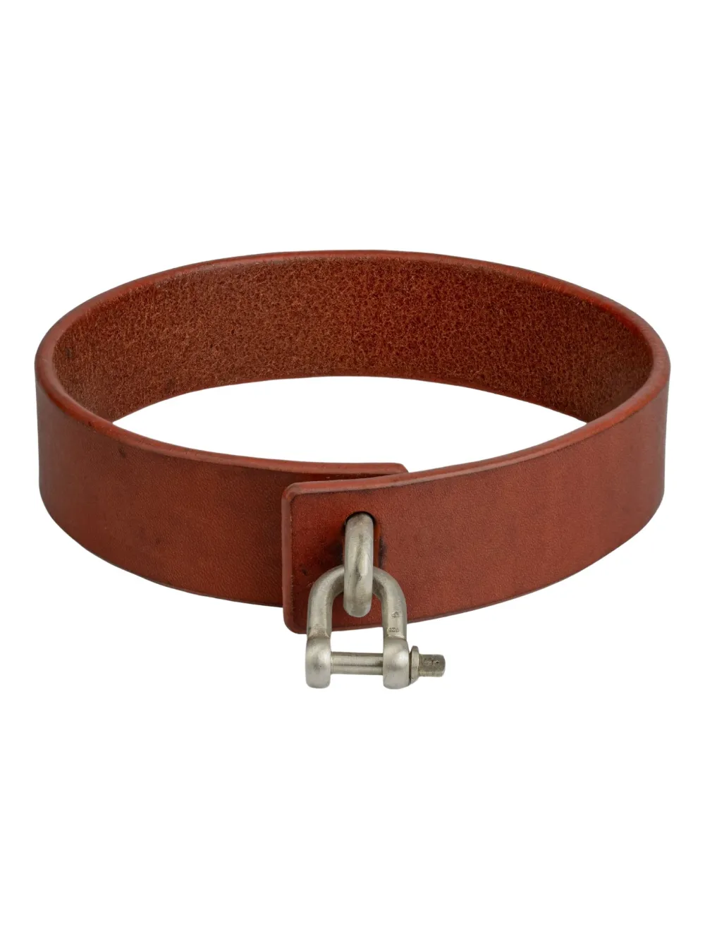 Parts Of Four Leather Charm Choker In Brown