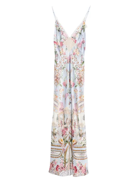 Camilla vestido midi con estampado floral
