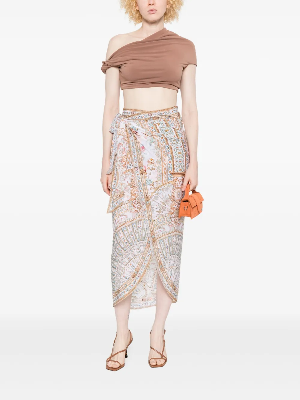 Camilla floral-print wrap beach cover-up | Beach Cover-Ups | Image 2