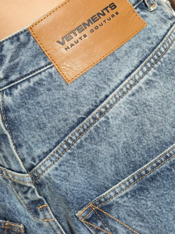 vetements 22ss レイヤード ダメージ加工 パンツ VETEMENTS (ヴェトモン) / TRASHED JEANS | 公式通販 JACK in the NET