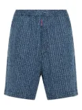 DSQUARED2 textured denim shorts - Blue