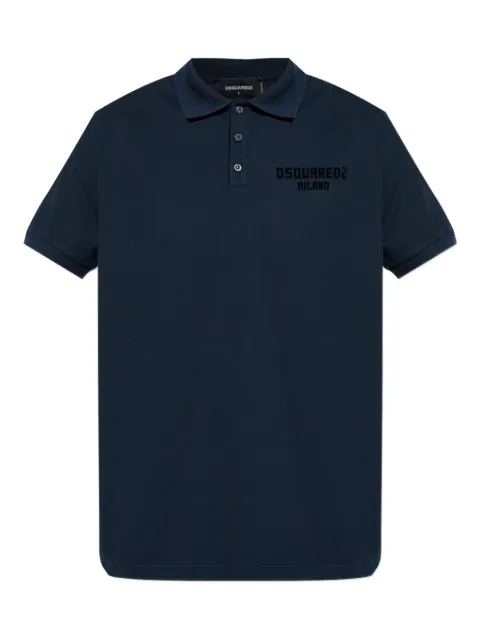 DSQUARED2 logo-print polo shirt