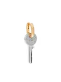 VETEMENTS key-charm hoop earring - Silver