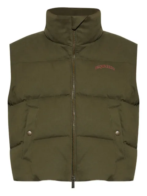 DSQUARED2 quilted logo vest