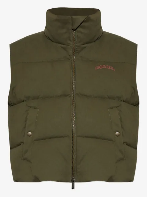 DSQUARED2 Gesteppte Weste mit Logo