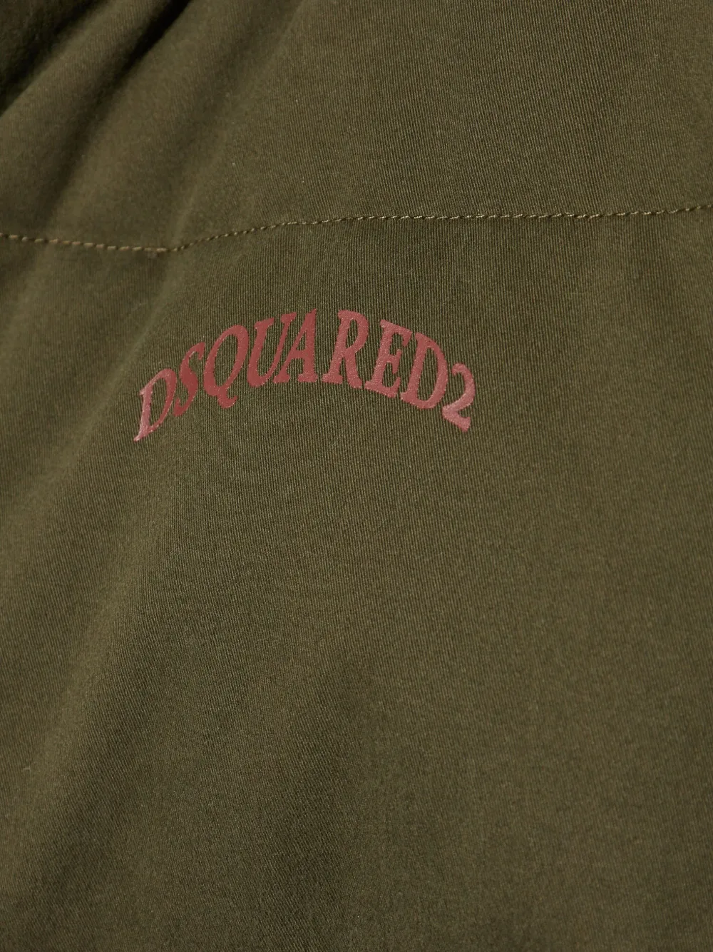 Dsquared2 Sleeveless Down Jacket In Green