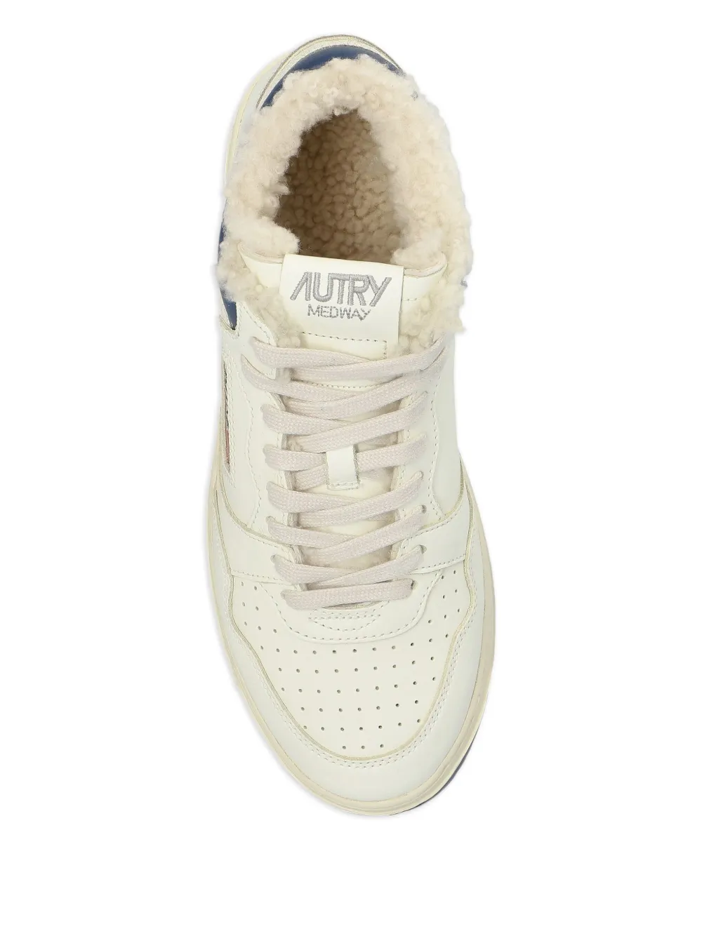 Autry Med-Way leren sneakers Wit