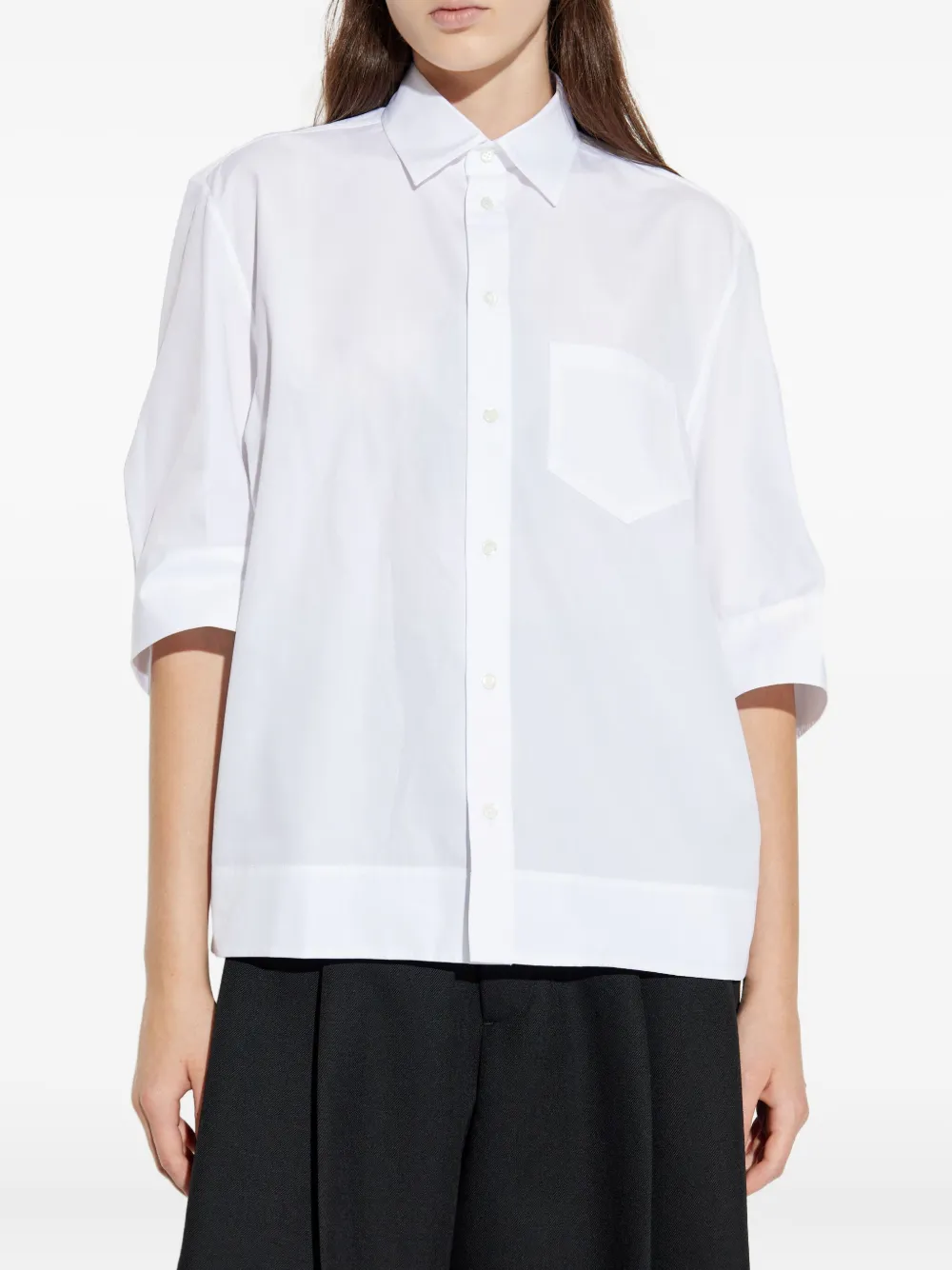 Dsquared2 Patch-pocket Shirt In White