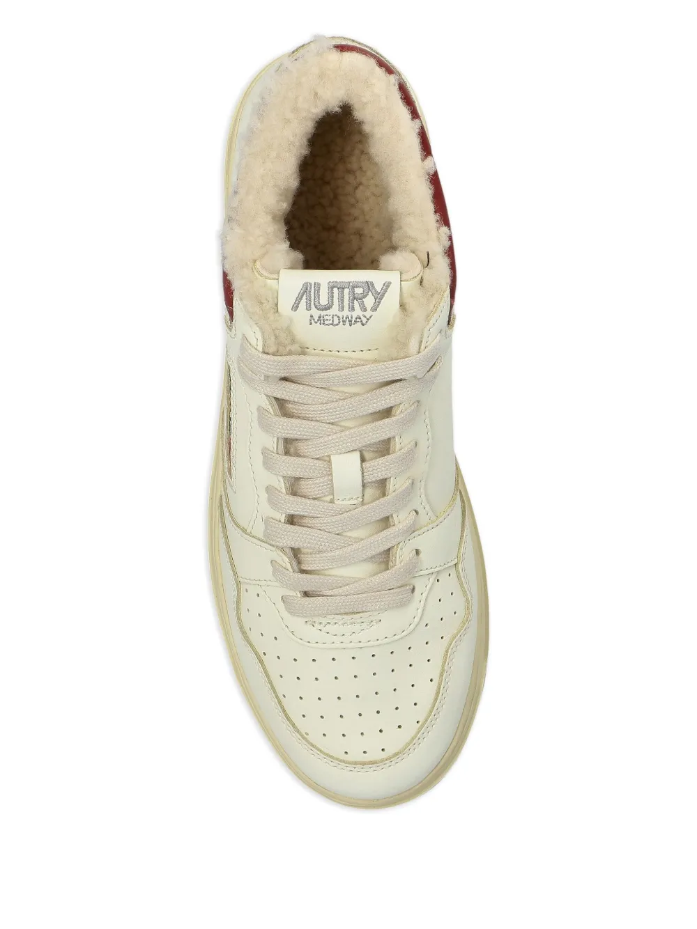 Autry Med-Way leren sneakers Wit