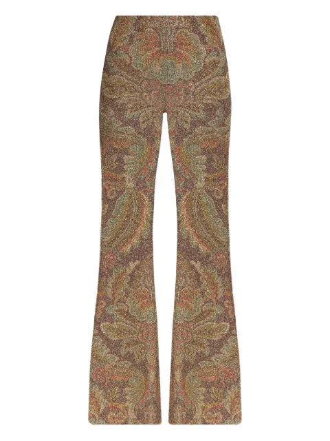 ETRO printed chenille trousers