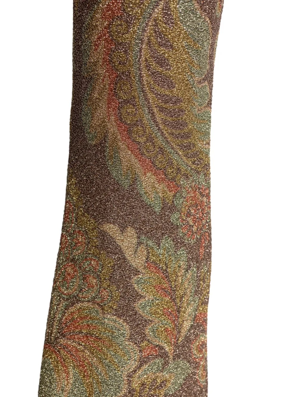 Etro Printed Chenille Trousers In Multi