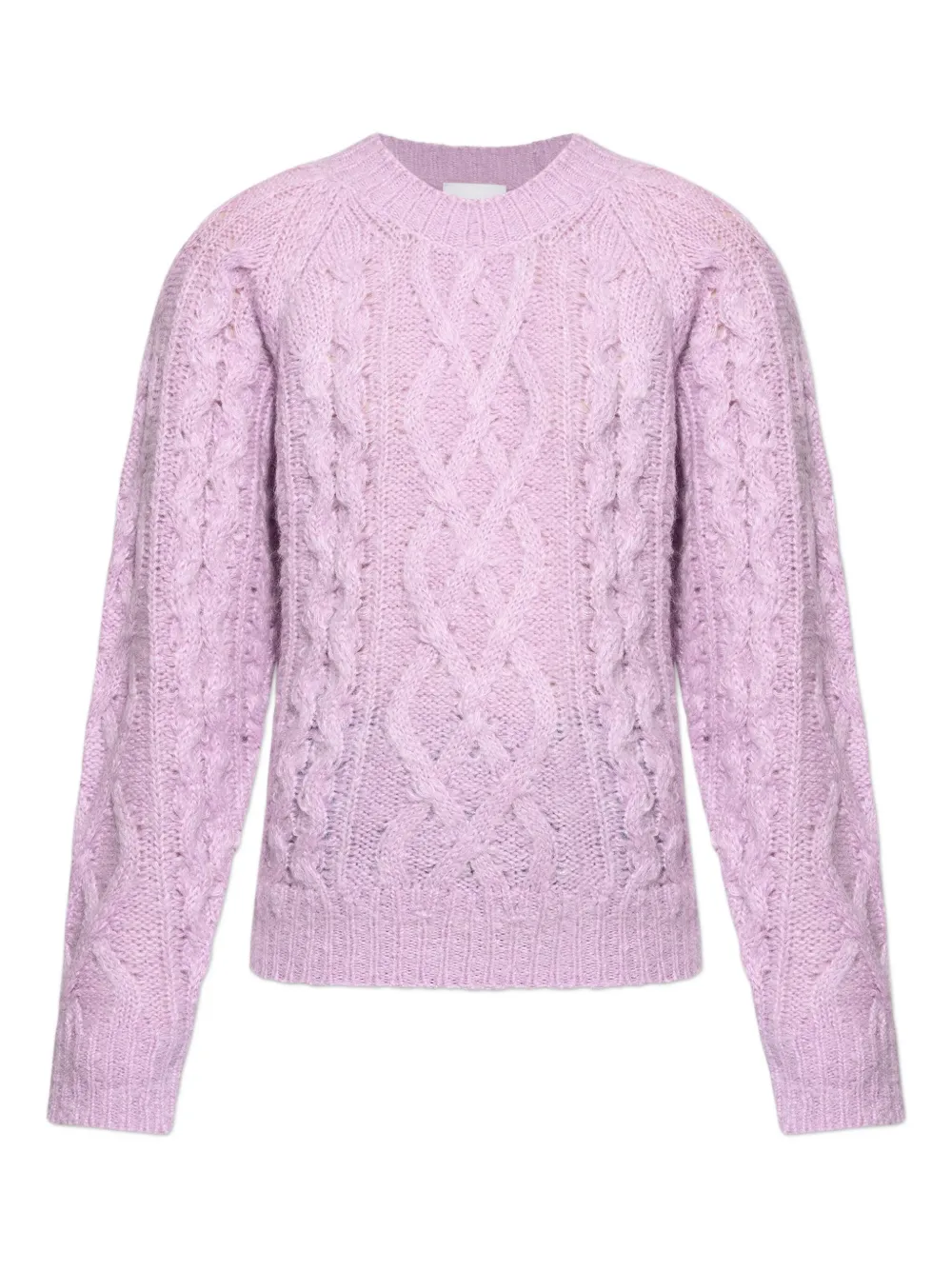 Isabel Marant Étoile Cable-knit Sweater In Pink