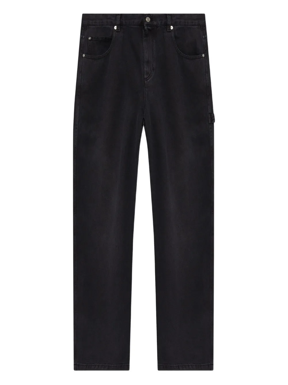 Isabel Marant Wide-leg Jeans In Black