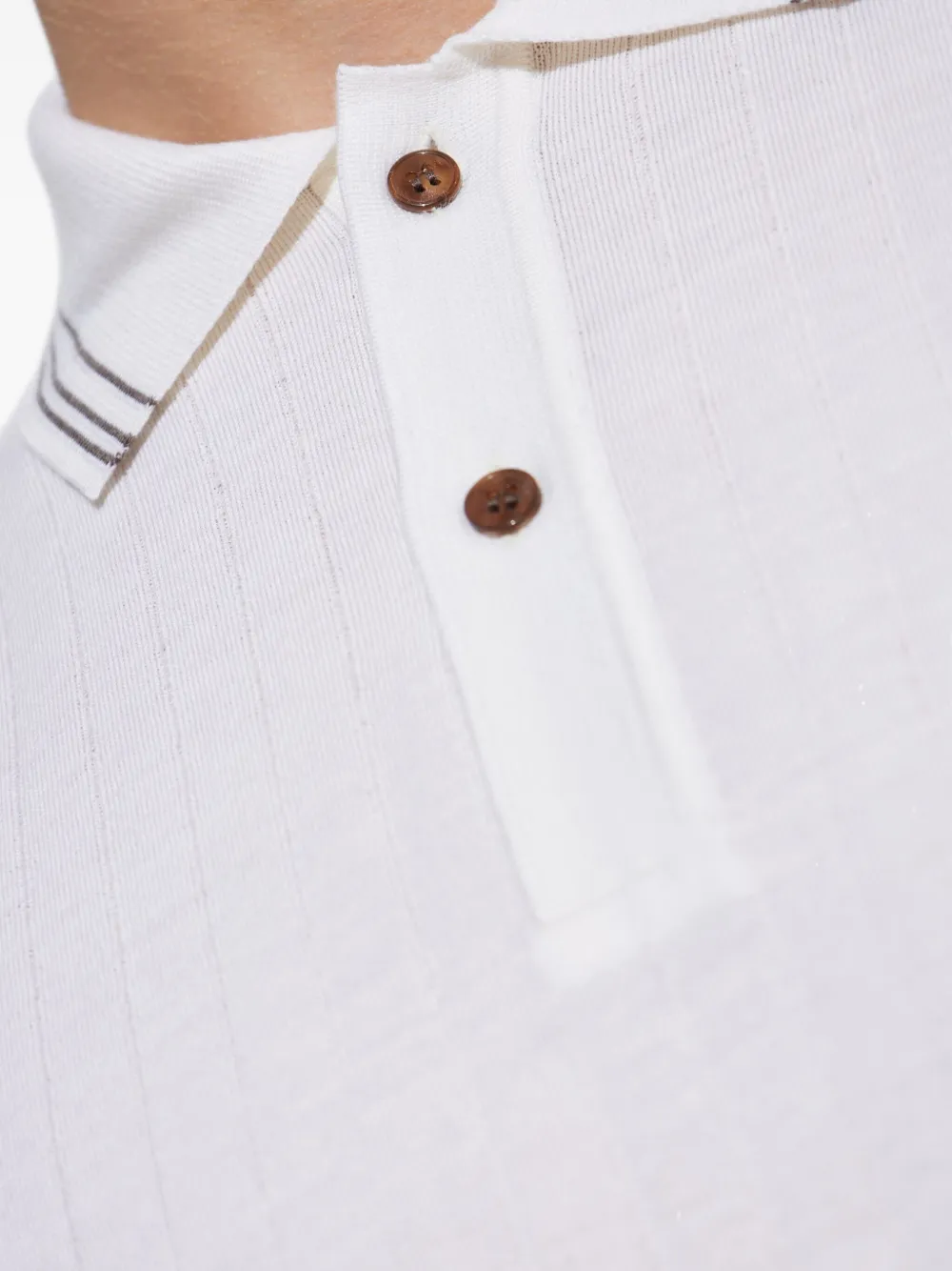 Paul & Shark Short-sleeved Polo Shirt In White