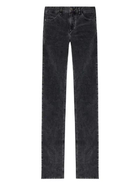 MARANT ÉTOILE logo-patch corduroy trousers