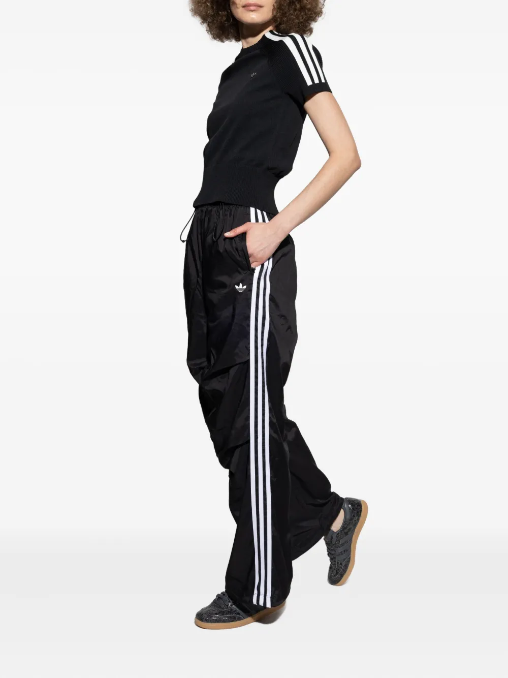 adidas three-stripe ribbed top | T-Shirts & Jersey Shirts | Image 2