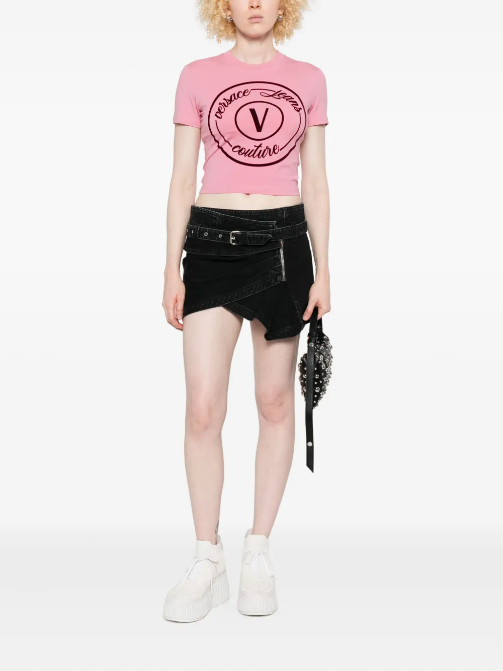 Versace Jeans Couture circular-logo T-shirt | T-Shirts & Jersey Shirts | Image 2