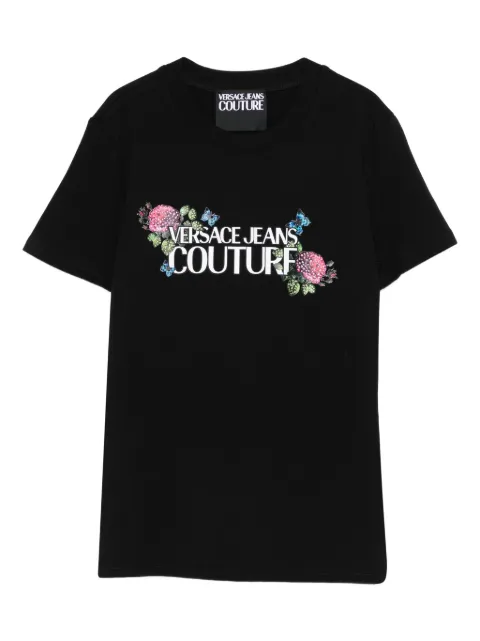 Versace Jeans Couture playera con detalles florales
