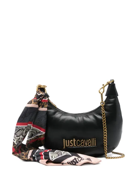 Just Cavalli logo-plaque chain shoulder bag