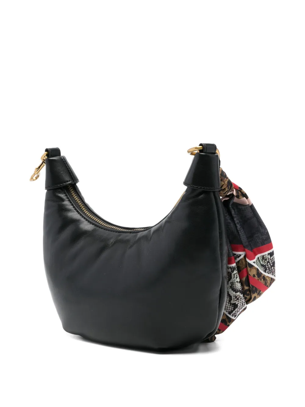 Just Cavalli Schoudertas met logoplakkaat Zwart