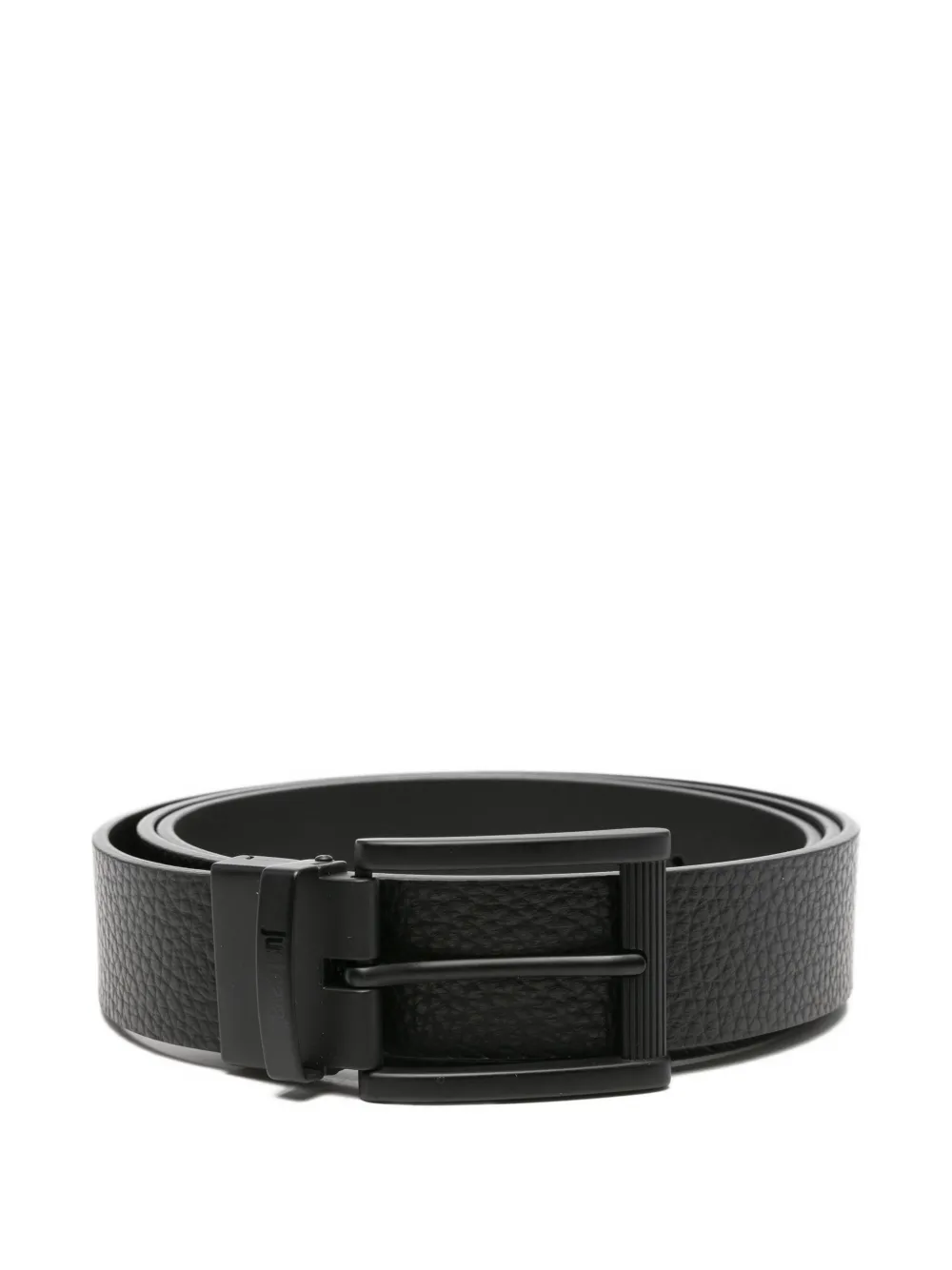 Just Cavalli textured leather buckle belt - ブラック Just Cavalli textured leather buckle belt - ブラック