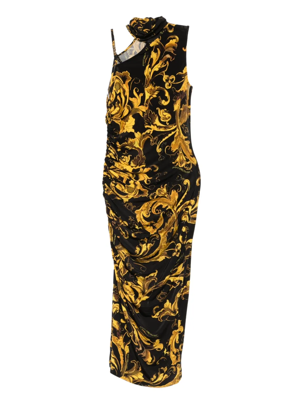 Versace Jeans Couture Barocco-print dress | Black | Image 1