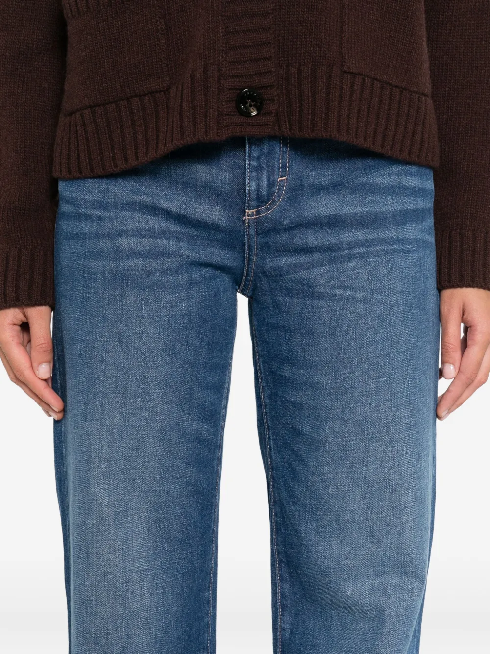 Icon Denim Five-pocket Jeans In Blue