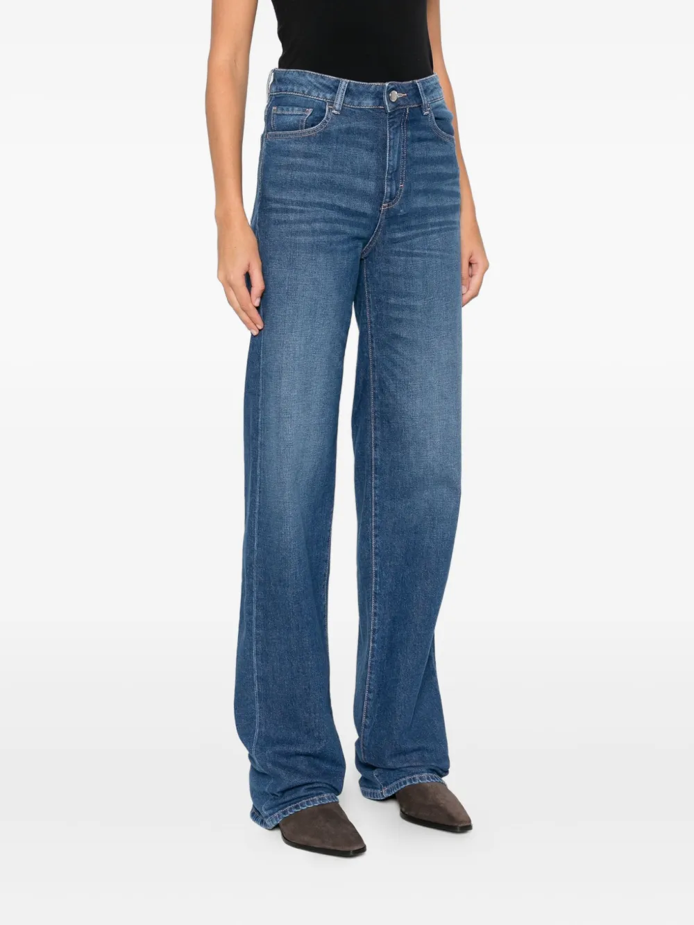 Icon Denim Five-pocket Jeans In Blue