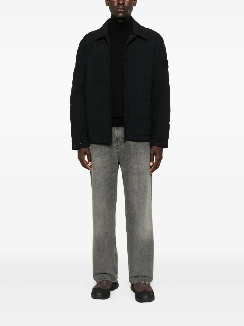 Stone Island quilted panelled jacket | Lightweight Jackets | Image 2