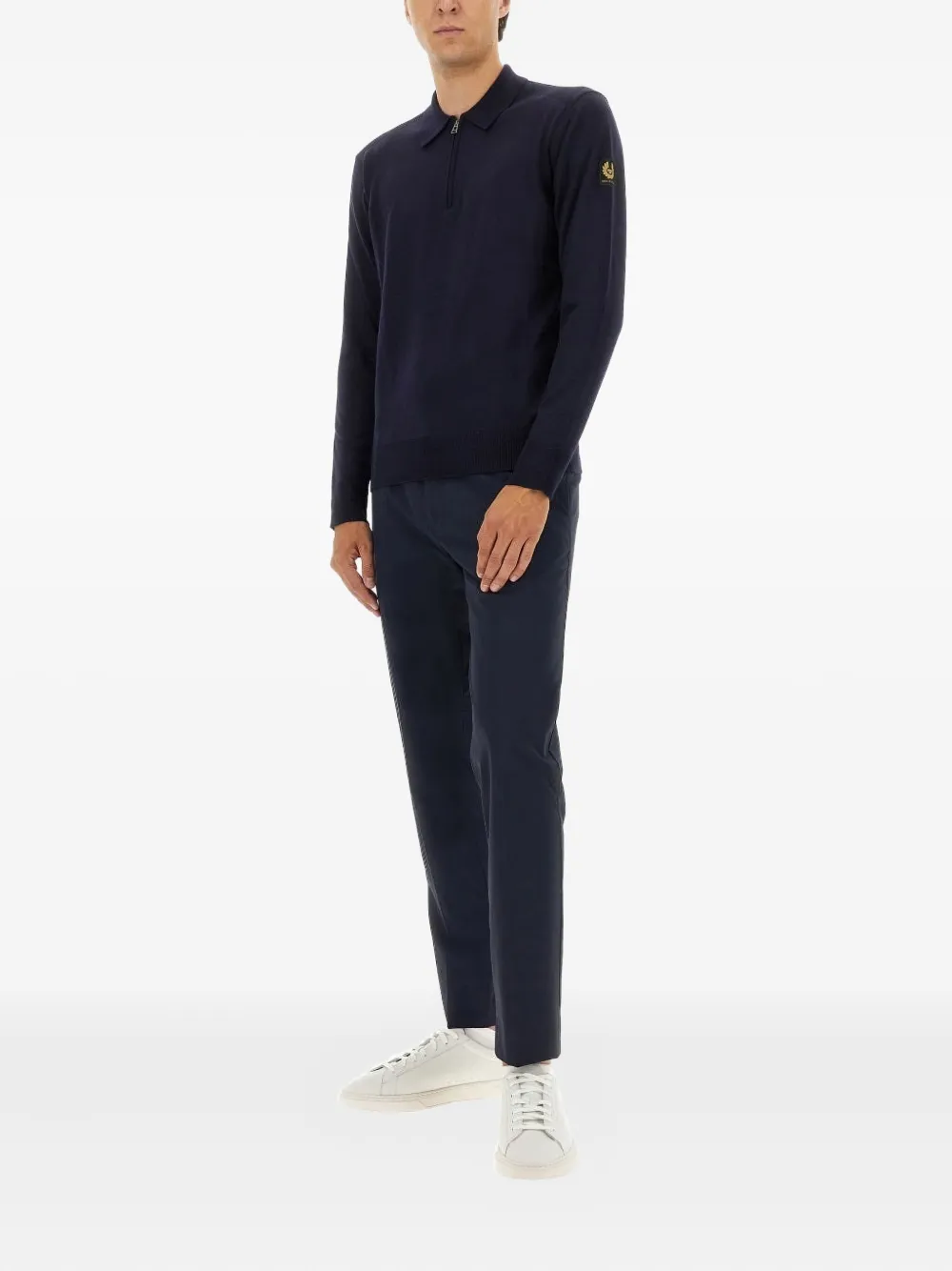 Belstaff Kyle knitted polo shirt - Blauw