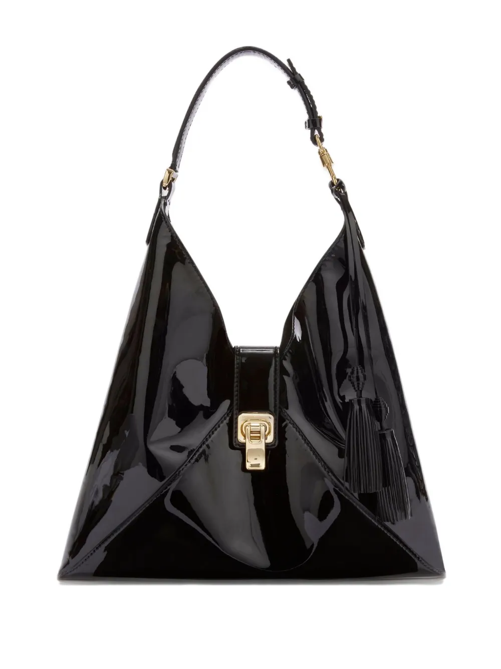 Ermanno Scervino Dudu tassel-embellishment shoulder bag - ブラック Ermanno Scervino Dudu tassel-embellishment shoulder bag - ブラック