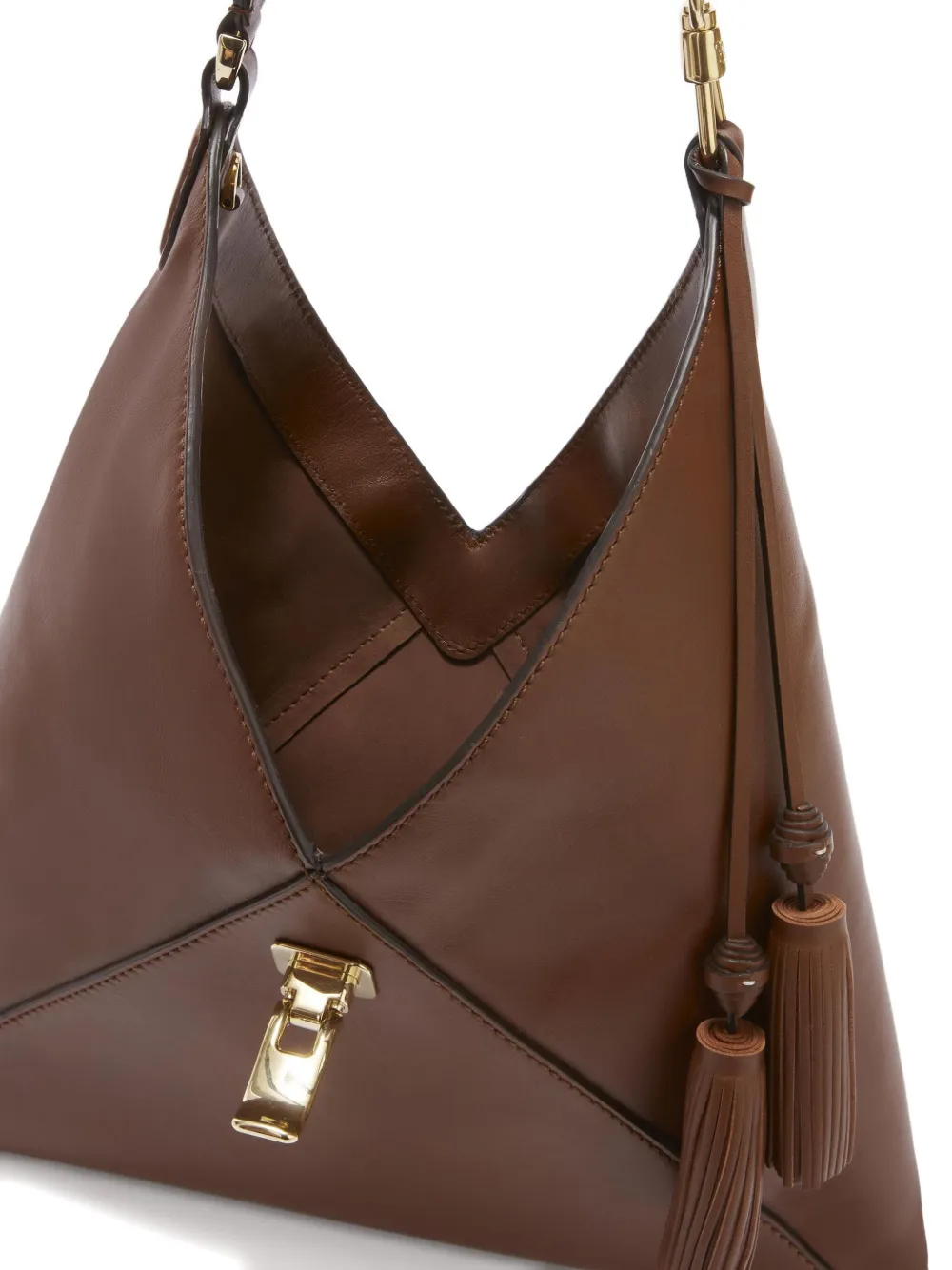 Ermanno Scervino Dudu Tassel-embellishment Shoulder Bag In Brown