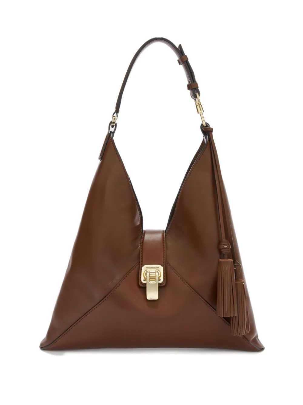 Ermanno Scervino Dudu tassel-embellishment shoulder bag - ブラウン Ermanno Scervino Dudu tassel-embellishment shoulder bag - ブラウン