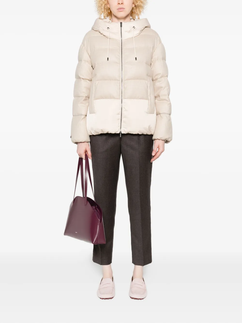 Peserico hooded quilted jacket | Down Jackets | Image 2